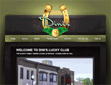 Tablet Screenshot of dinisluckyclub.com